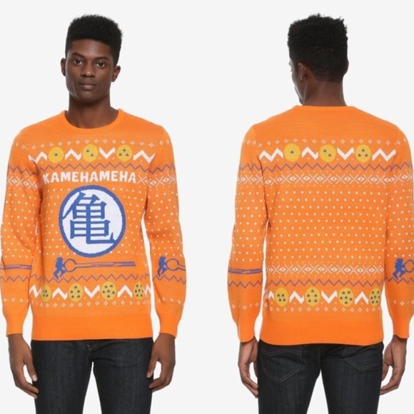 dragon ball christmas sweaters